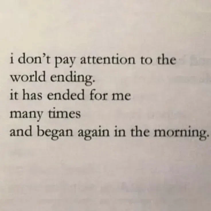 The poem, photographed from the page